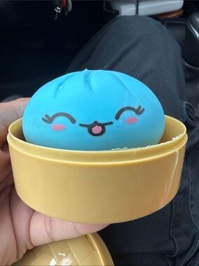 Kids Blue squishy dumplings toy